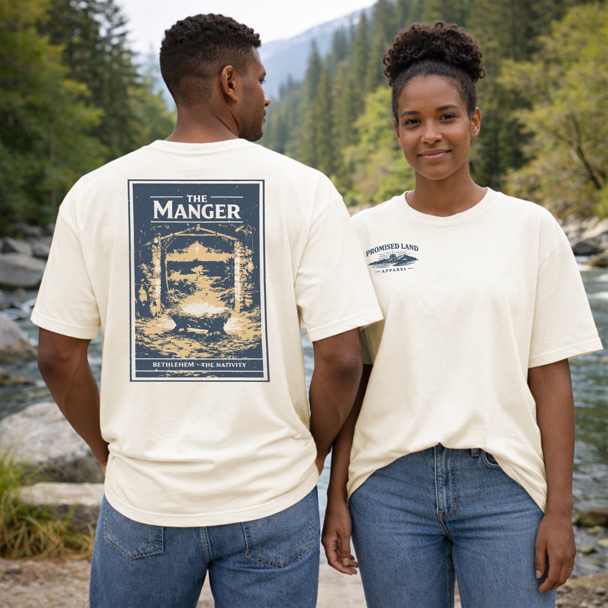 "The Manger" Unisex oversized t-shirt