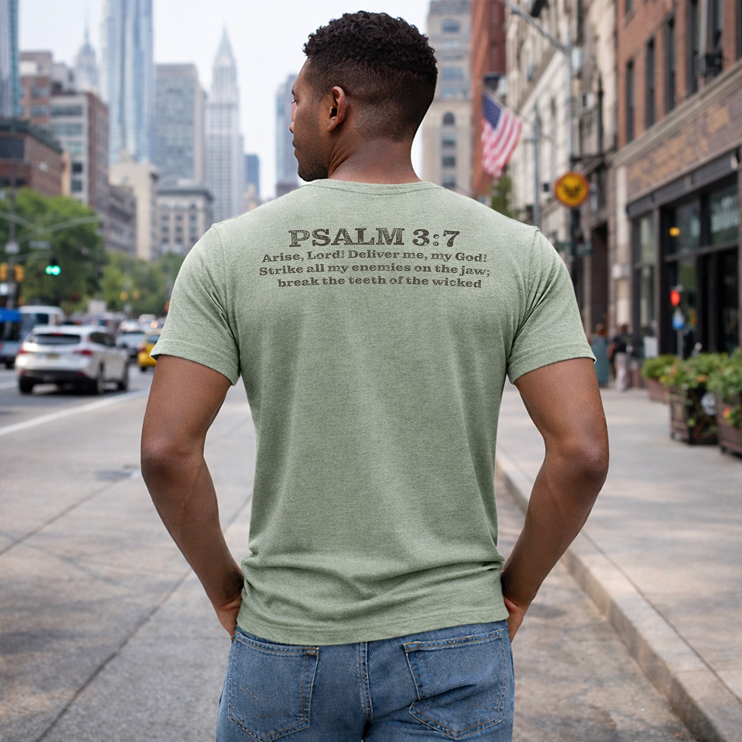 Psalms 3:7 Unisex t-shirt