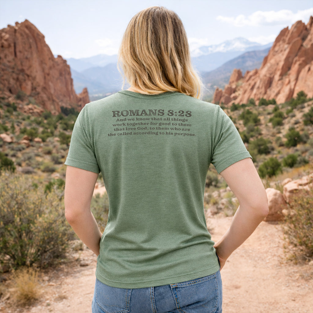 Romans 8:28 Unisex t-shirt