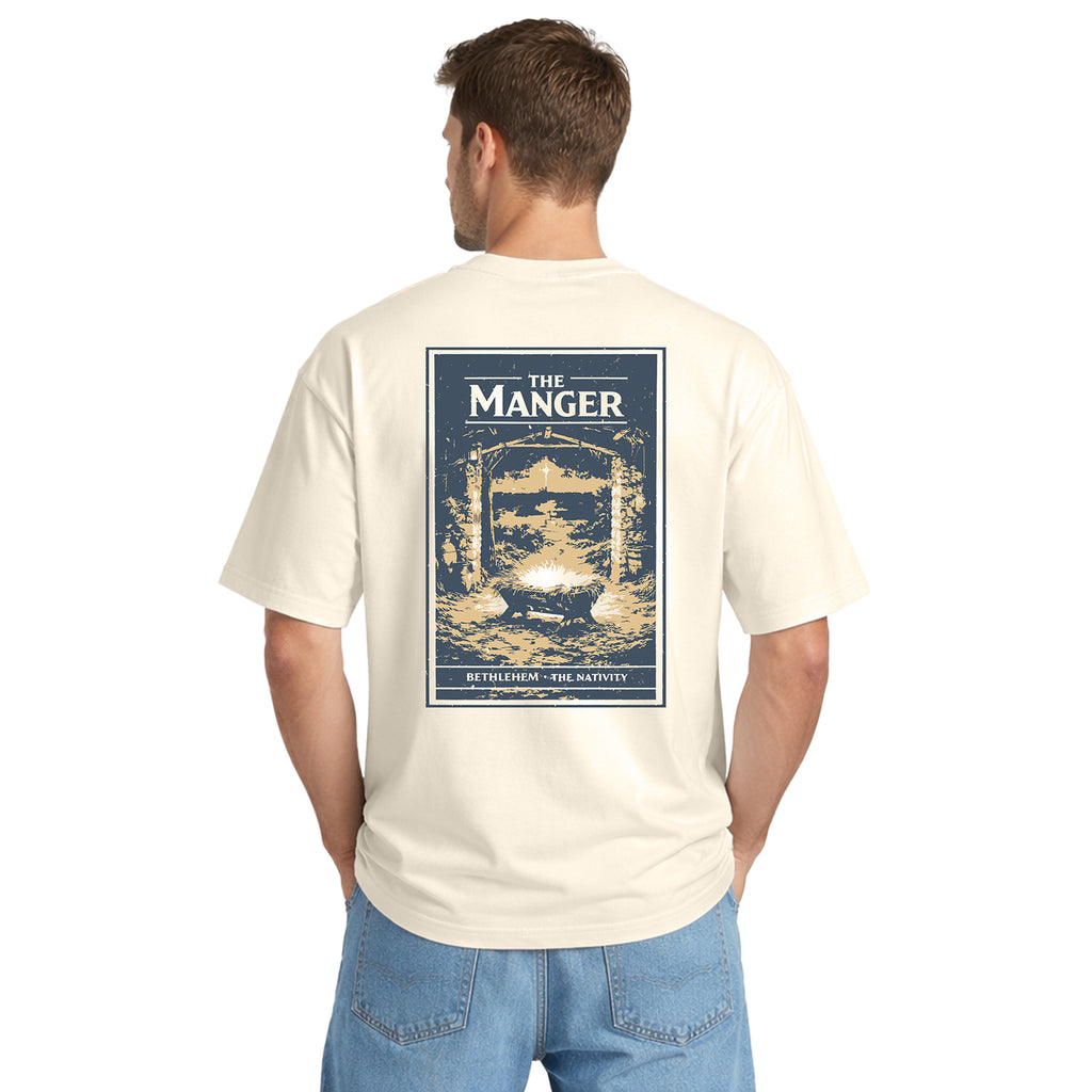 "The Manger" Unisex oversized t-shirt