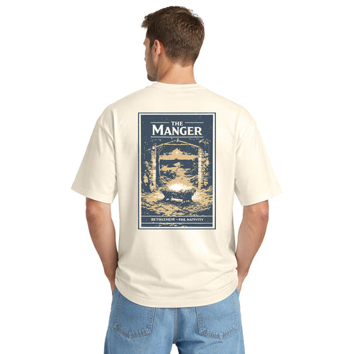 "The Manger" Unisex oversized t-shirt